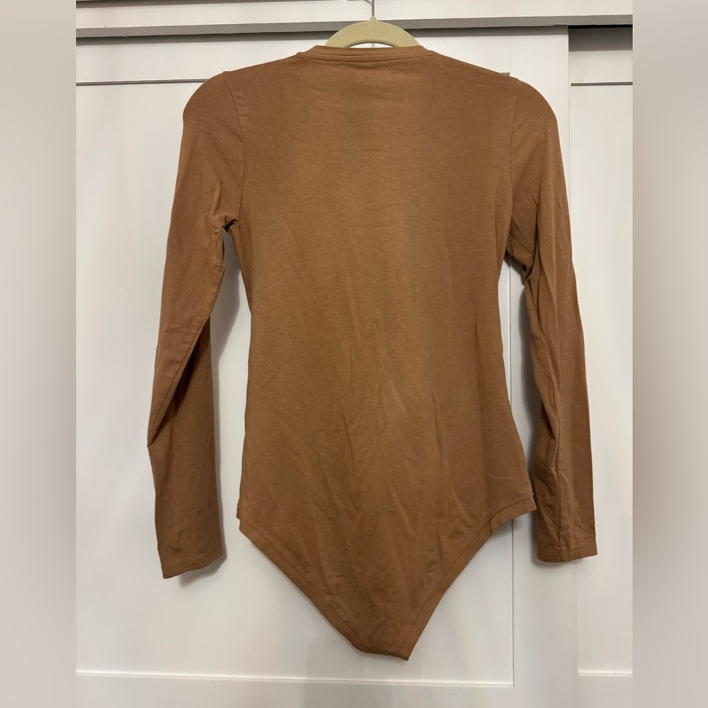 Banana Republic Tan Wrap Bodysuit - Picture 4 of 4